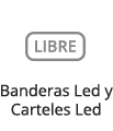 banderas led para relojes taximetros